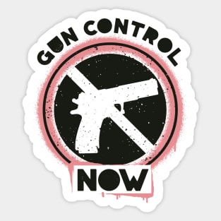 Gun Control Now Sticker